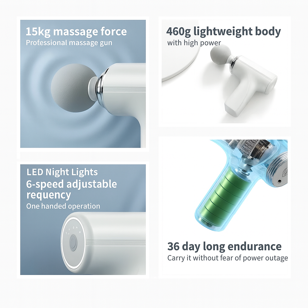 Align Hut™ Intelligent Massage Fascia Gun