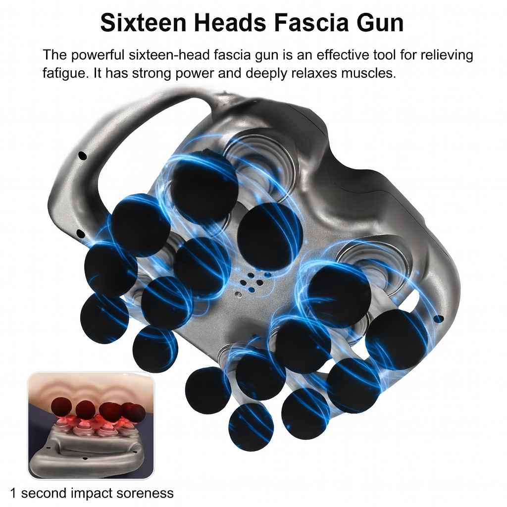 Align Hut™ 16-Drive Fascia Massage Gun