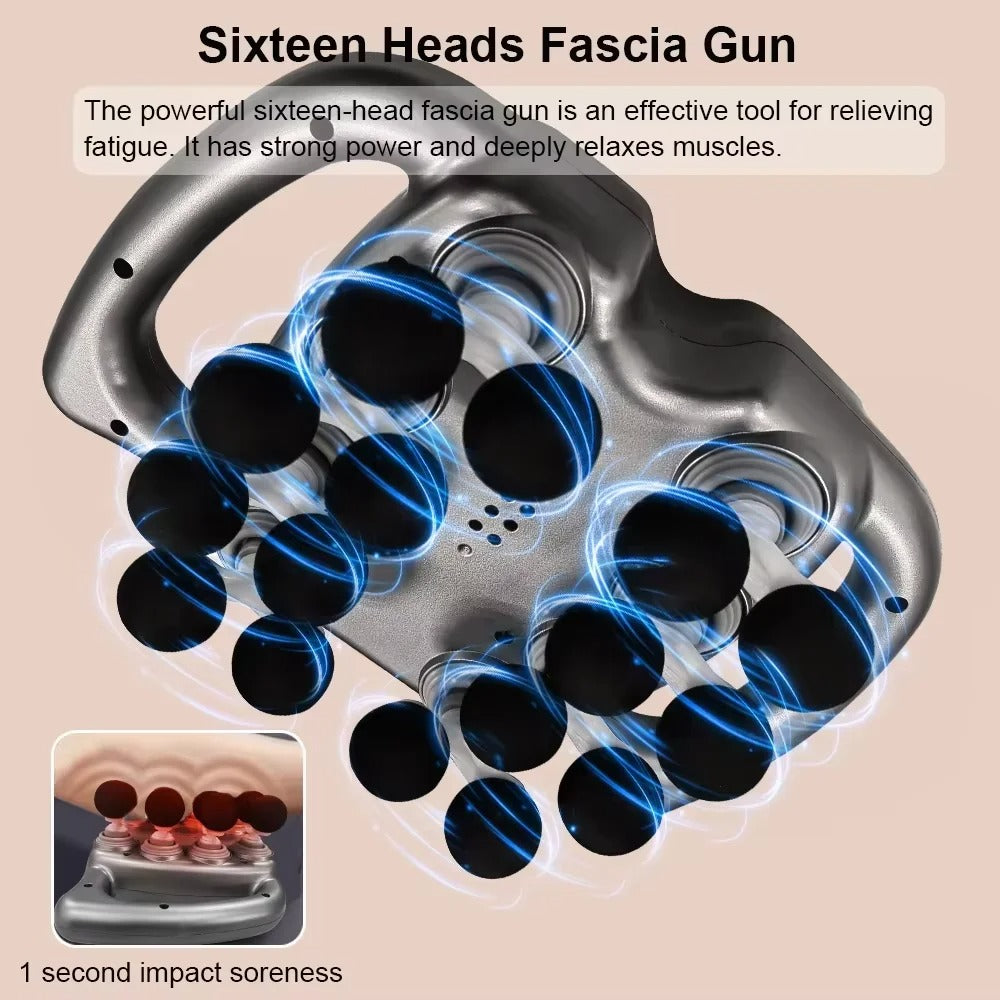 Align Hut™ 16-Drive Fascia Massage Gun