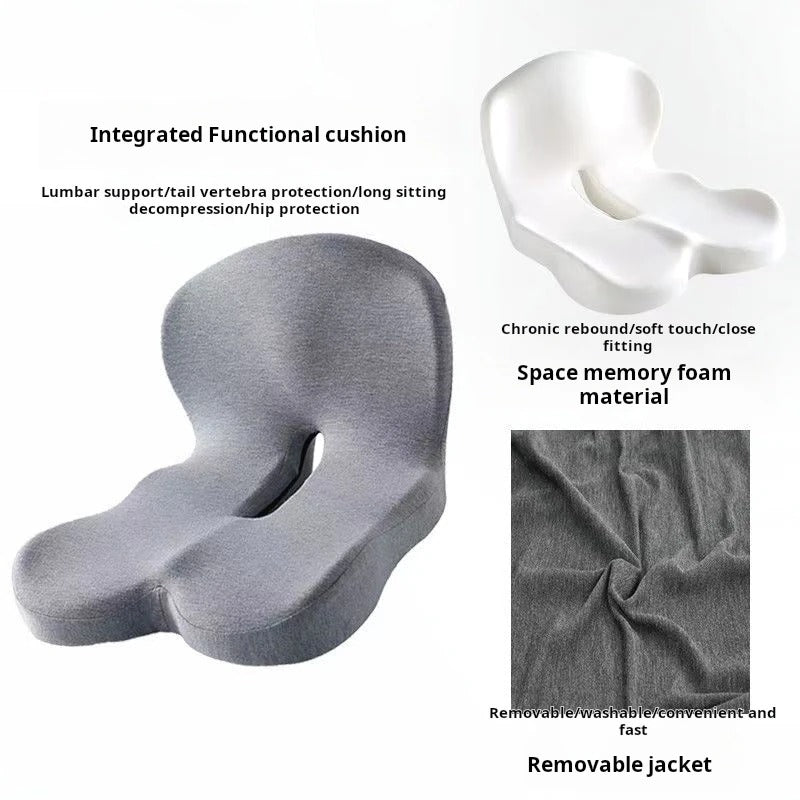 Align Hut™ Memory Foam L-Shaped Integrated Seat Cushion